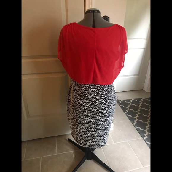 Enfocus Studio Women | Polka Dot Chevron Dress - Picture 4 of 7